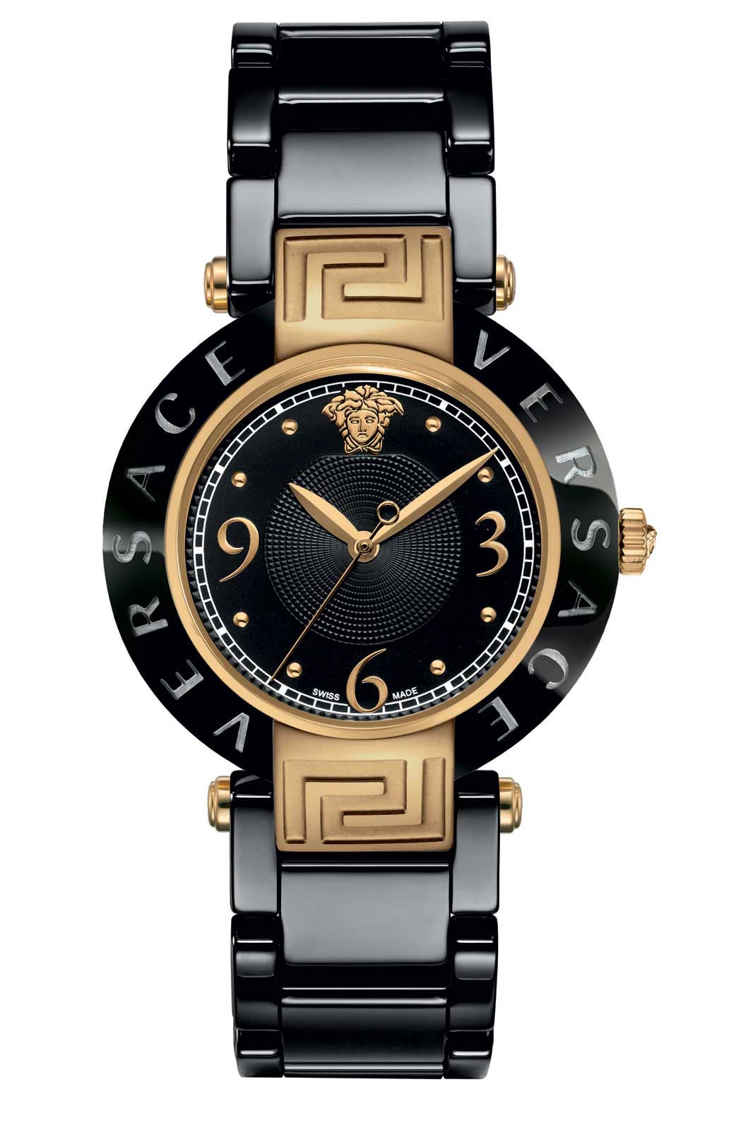 Versace QUARTZ watch 763 BLACK CERAMIC BRACELET